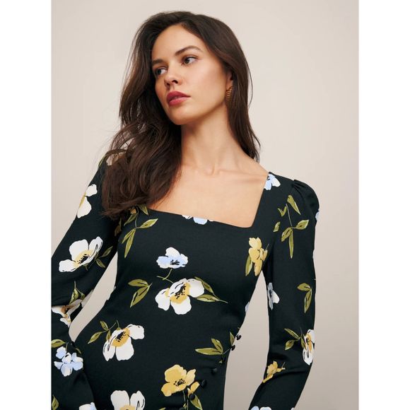 Reformation - NWT Nalani Dress (Color: Tess, Size: 6) Retail: $278 - Picture 4 of 5